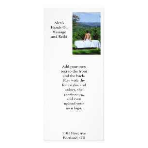 Panfleto Massagem exterior