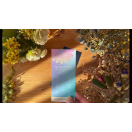 Panfleto Meditação YOGA Lista de Preços do Instrutor Dourad