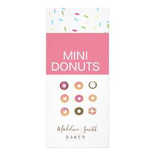 Panfleto Mini Donuts Baker Padaria Guloseimas Caseiras