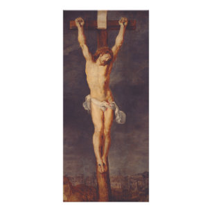 Panfleto morto cristo sobre a cruz de Peter Paul Rubens