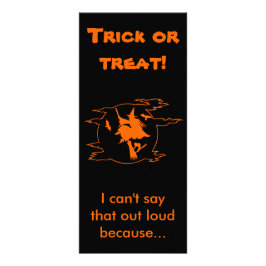 Panfleto Mutismo Seletivo Trick-or-Treat