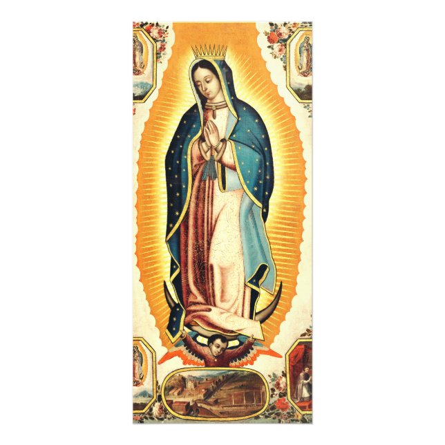Panfleto Nossa Senhora de Guadalupe Arte Radiante (Frente)