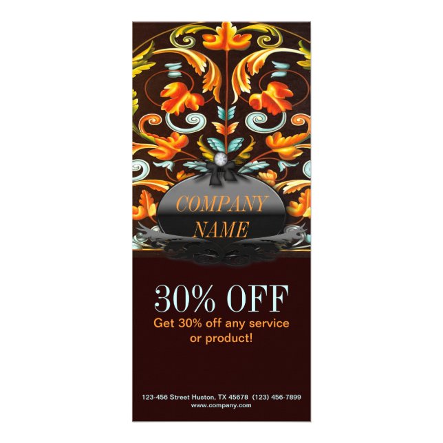 Panfleto Nova Idade - Yoga Bohemian - Folhas de mandala (Frente)