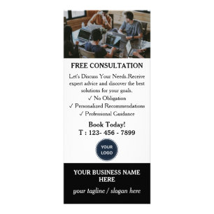 Panfleto Oferta de Consulta Gratuita Suporte de Promoção de