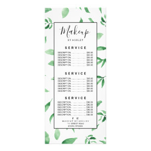 Panfleto Padrão botânico do ramo da oliveira verde moderno