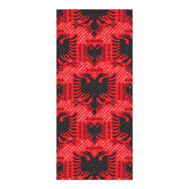 Panfleto Padrão de bandeira albanês 2 (Frente)