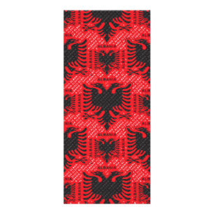 Panfleto padrão de bandeira albanesa 2