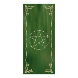 Panfleto Pentacle no verde