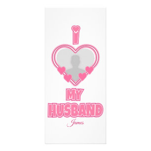 Panfleto Personalizado Eu Amo Meu Marido - Adicionar Fotogr