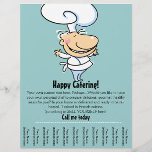 Panfleto pessoal de cozinheiros/promocionais de re