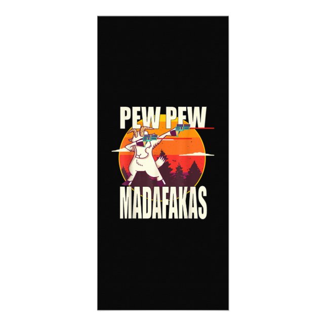 Panfleto Pew Pew Madafakas Pew Pew Madafakas Goat (Frente)