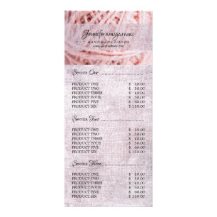 Panfleto Pink Amigurumi Tailor Yarn Knitting Crochet