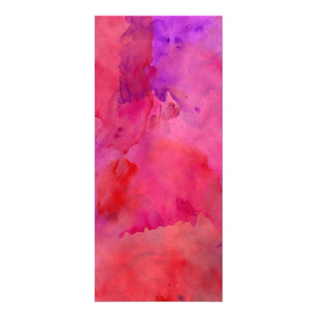 Panfleto Pintura cor-de-rosa, roxa, e vermelha bonito da (Frente)
