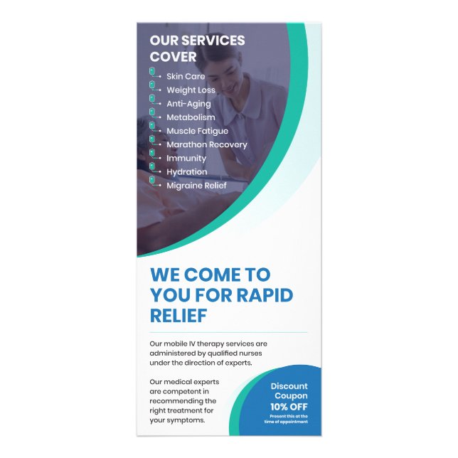 Panfleto Placa de rack (Verso)