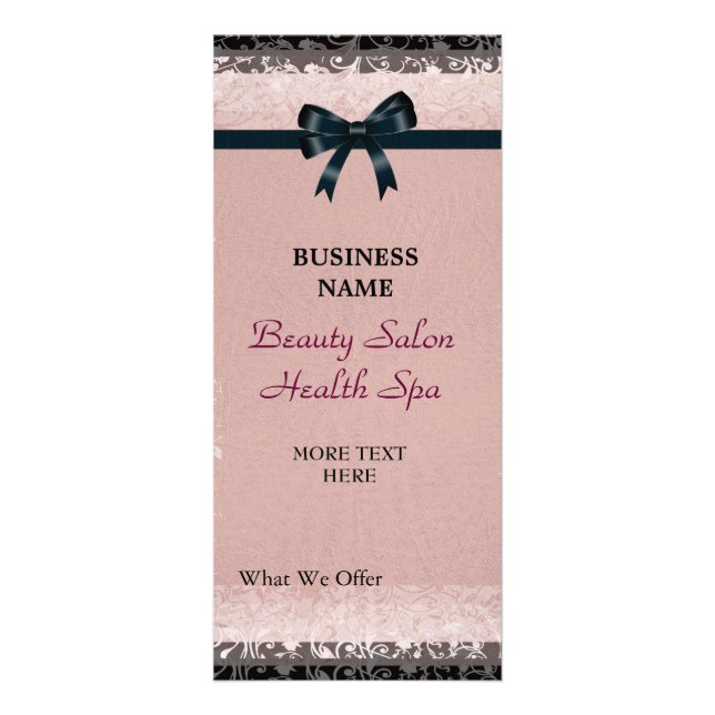 Panfleto Placa de rack Arcos pretos, cor-de-rosa, antigos e (Frente)