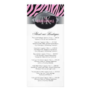 Panfleto Placa de rack Boutique na moda e Sassy