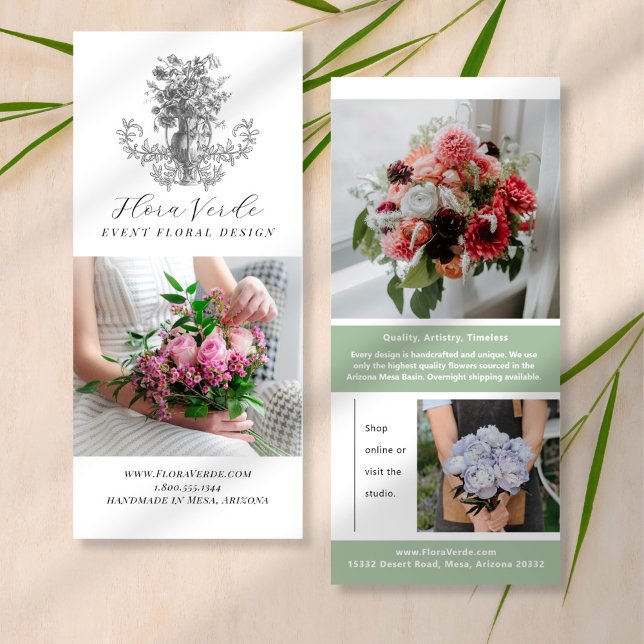 Panfleto Placa de rack de Marketing criativo com ventilador (Criador carregado)