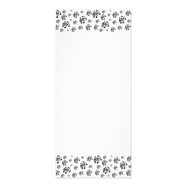 Panfleto Placa de rack de teclas de música (Frente)