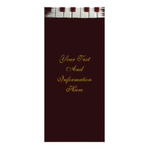 Panfleto Placa de rack de teclas de piano