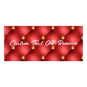 Panfleto Placa de Rack de Texto Personalizada Montada Gemst