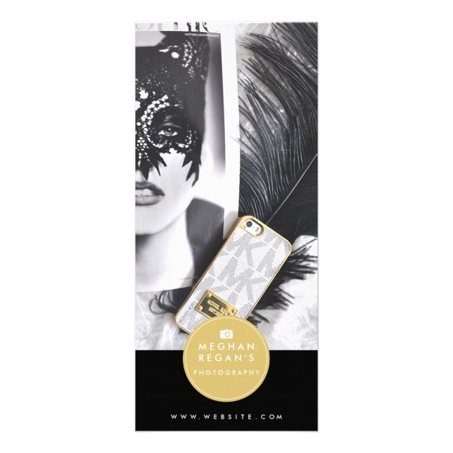 Panfleto Placa de rack Design limpa - Fotografia de moda (Frente)