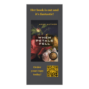 Panfleto Placa de Rack do Promocional de Liberação do Livro