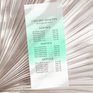 Panfleto Placa De Rack Minimalista De Cor D'Água