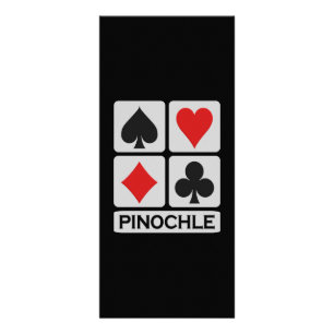 Panfleto Placa de rack Pinochle
