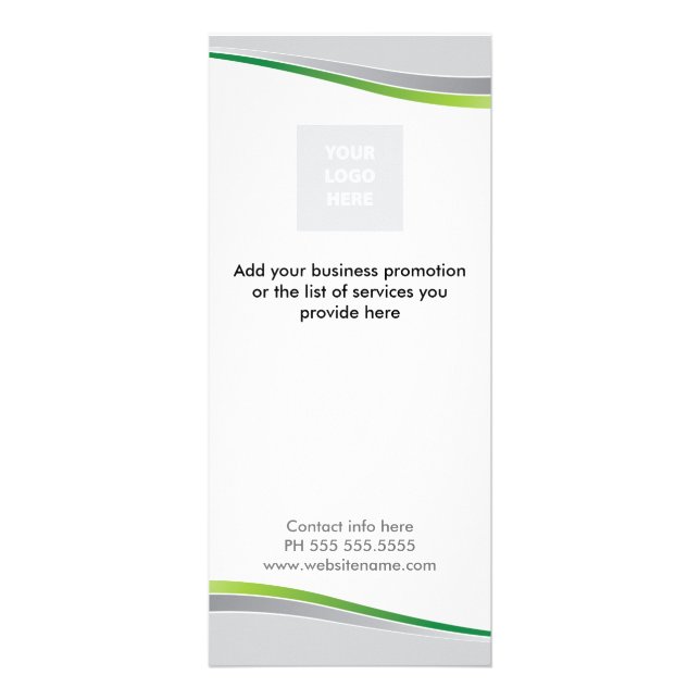 Panfleto Placa de rack profissional (Frente)