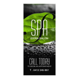 Panfleto Placa De Rack Spa Moderna