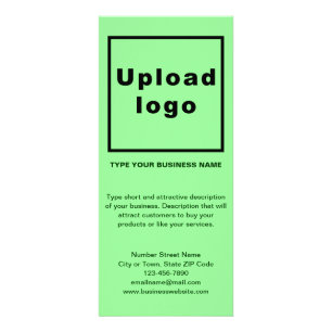 Panfleto Placa de rack verde clara para empresas
