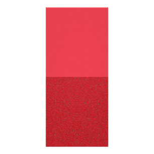 Panfleto Placa de Rack Vermelha Dual Finish 4″×9″ (Glitter 