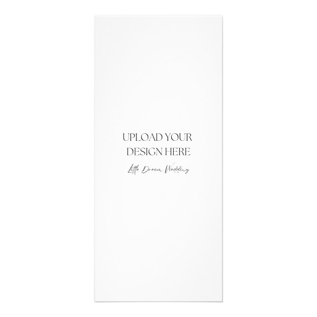 Panfleto Placa dupla lateral brilhante de 4 x 9 polegadas (Frente)