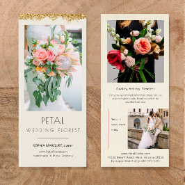 Panfleto Placa Rack De Marketing Criativo De Dip Dourado Fa