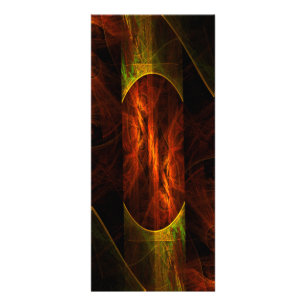 Panfleto Placa Rack Mystique Abstrato