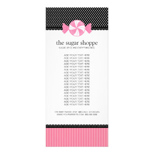 Panfleto Placas para rack de produtos para Compro de doce