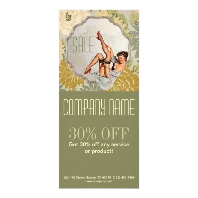 Panfleto Policial Cosmetólogo do Pin Up Girl (Frente)