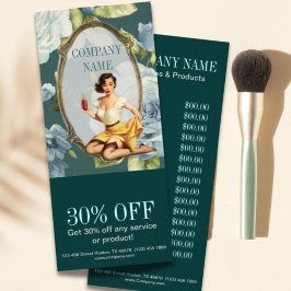 Panfleto Policial Cosmetólogo do Pin Up Girl