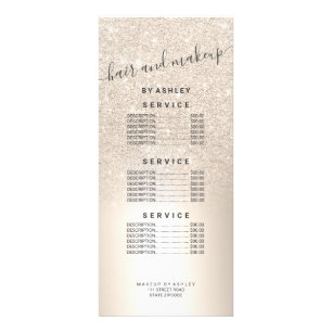 Panfleto Preço das folhas metálicas ombreiras de ouro quic