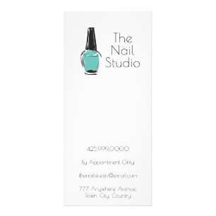 Panfleto Preço de Manicure e Pedicure do Salão de Unhas de