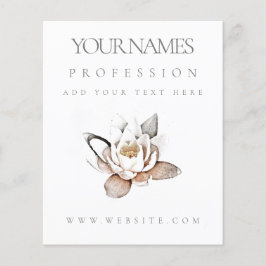 PANFLETO : PROMOÇÃO COMERCIAL : LÓTUS BRANCO