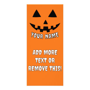 Panfleto Pumpkin Personalizado Halloween Seu Nome E Texto
