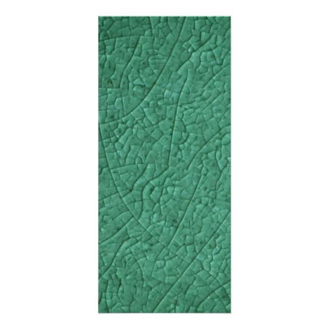 Panfleto Rack Rack Card com fissuras verdes (Frente)