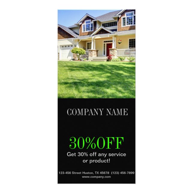 Panfleto Renovação home moderna que remodela bens (Frente)