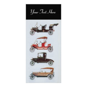 Panfleto RETRO CARS 2 - Automóvel de reparação automática