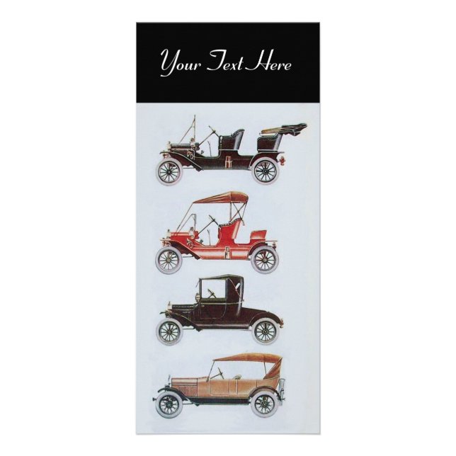 Panfleto RETRO CARS 2 - Automóvel de reparação automática (Frente)