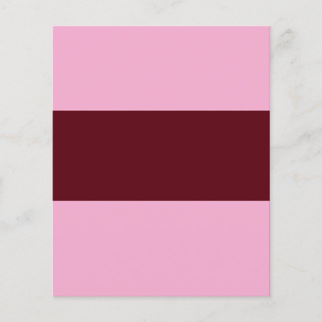 Panfleto Rosa AJUSTÁVEL e Castanho (Frente)