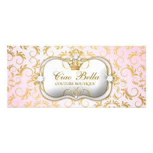 Panfleto Rosa divino dourado de 311 Ciao Bella