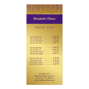 Panfleto Roteiro de Assinatura Holográfica Moderno Brilho D