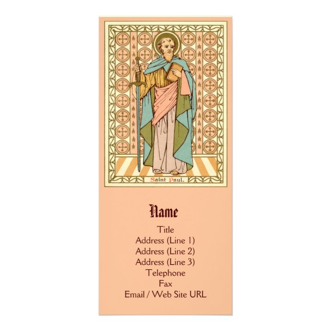 Panfleto Rua. Paul o Apóstolo (RLS 13) (Estilo 1) (Frente)